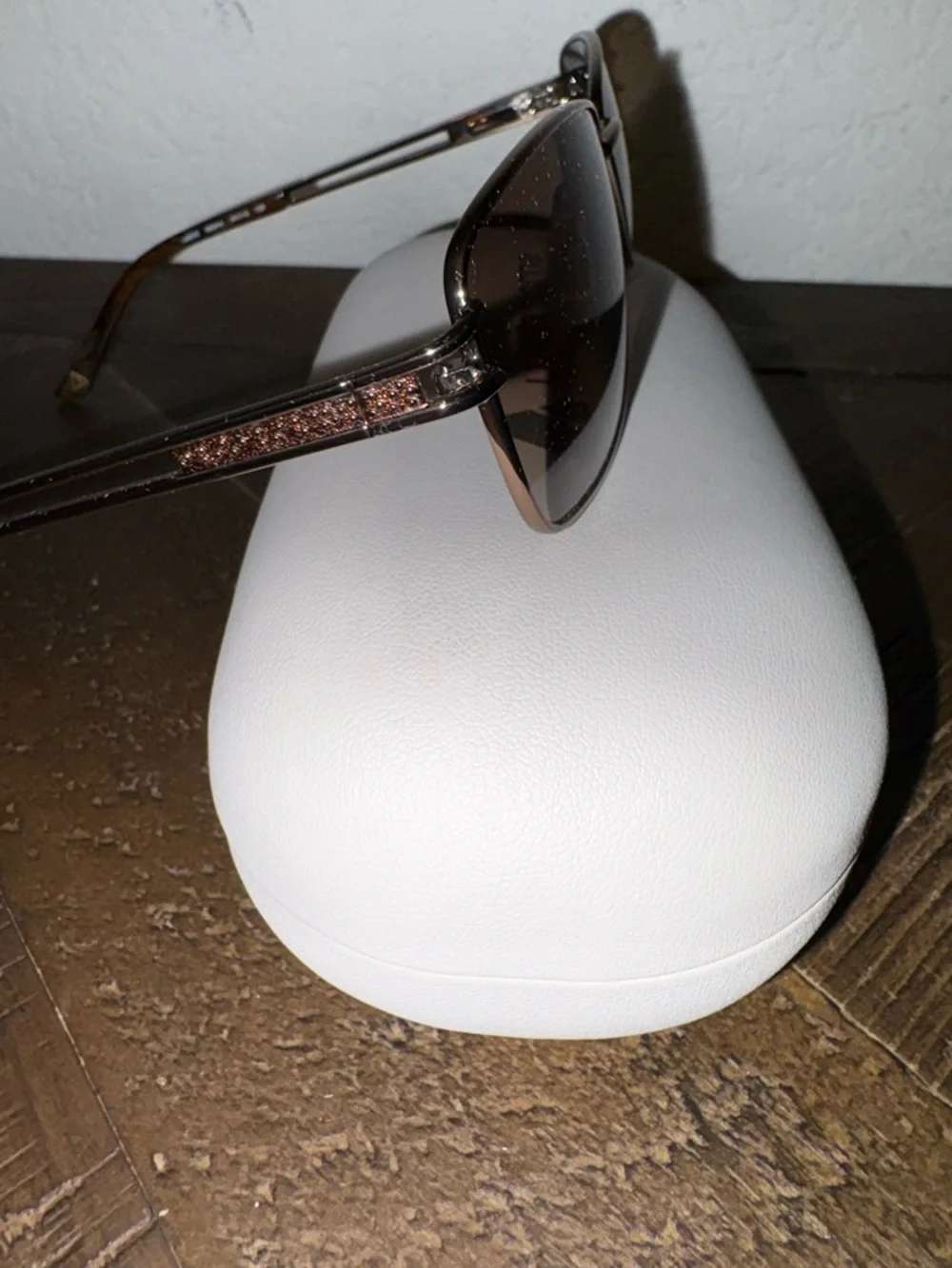 Liz Claiborne Tinted Lens Metal Frame Sunglasses